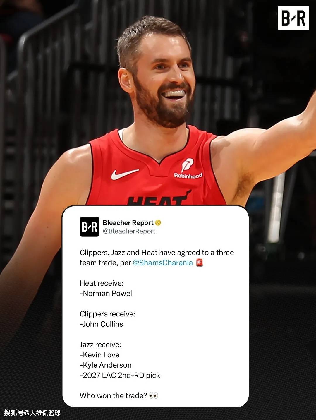 ayxsports-迈阿密热火豪赌朱霍勒迪，四换一