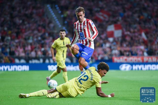西甲|马德里竞技胜比利亚雷亚尔
